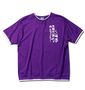 NECOBUCHI-SAN(ネコブチサン) 半袖Tシャツ パープル: