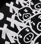 豊天 半袖Tシャツ ブラック: フロントプリント拡大