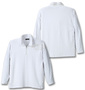 GLADIATE リンクスジャガードスタンドジップ長袖Tシャツ ホワイト: