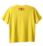 豊天 唐草美豚柄半袖Tシャツ マスタード: バックスタイル
