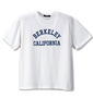 Timely Warning ロゴ半袖Tシャツ+カーデガン ホワイト×レッド:
