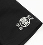 豊天 お寿司だよ鯛員集合柄半袖Tシャツ ブラック: 右袖プリント