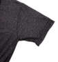 launching pad スラブ甘編み半袖パーカー+半袖Tシャツ ブラック×ホワイト: 袖口