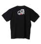 黒柴印和んこ堂 スラブ天竺半袖Tシャツ ブラック: バックスタイル