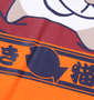 NECOBUCHI-SAN DRYメッシュ半袖Tシャツ オレンジ: プリント拡大