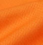 NECOBUCHI-SAN DRYメッシュ半袖Tシャツ オレンジ: 生地拡大
