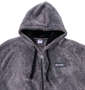 OUTDOOR PRODUCTS シルキーフリースフルジップパーカー グレー: