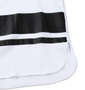 BEAUMERE ノースリーブパーカー+裾ラウンド半袖Tシャツ ブラック×ホワイト: 裾ラウンド