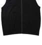 BEAUMERE ノースリーブパーカー+裾ラウンド半袖Tシャツ ブラック×ホワイト: サイドポケット