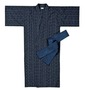  浴衣 ネイビー:
