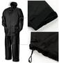 TSA レインスーツ ブラック: