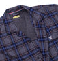 LYLE&SCOTT BLACK LABEL ツイル起毛チェック長袖パジャマ グレー系: