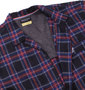 LYLE&SCOTT BLACK LABEL ツイル起毛チェック長袖パジャマ ブラック系: