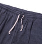 a.v.v HOMME パイル起毛ラグラントレーナーセット ネイビー×マスタード: ウエスト調節可能