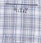 a.v.v HOMME チェック長袖パジャマ グレー系: 左胸ポケット