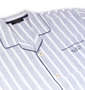 a.v.v HOMME ストライプ長袖パジャマ ネイビー: