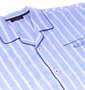 a.v.v HOMME ストライプ長袖パジャマ サックス:
