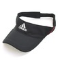 adidas サンバイザー ブラック: