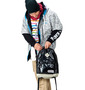 OUTDOOR PRODUCTS ネオシャイニングPUデイパック ブラック: