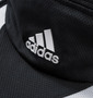 adidas ネックガード付キャップ ブラック:
