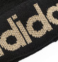 adidas ロゴジャガードワッチ ブラック: ロゴ拡大