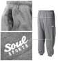 SOUL SPORTS 裏ボアスウェットパンツ チャコール: