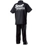 SOUL SPORTS ジャージセット(半袖) ブラック: バックスタイル