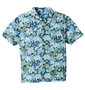 OCEAN PACIFIC カット半袖アロハシャツ ブルー系: