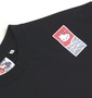 はろうきてぃ おにがしま 和柄Tシャツ半袖 ブラック: フロントプリント