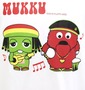 GACHAPIN×MUKKU Tシャツ(半袖) ホワイト: