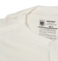 BUNDESWEAR ワッフルヘンリーTシャツ アイボリー: ネック裏