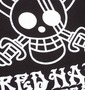 ONEPIECE フルジップパーカー ブラック: フロントプリント