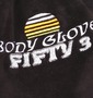 BODY GLOVE ベロアパンツ ブラック: フロント刺繍
