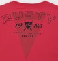 RUSTY Tシャツ(半袖) レッド: