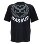 WASSUP 半袖Tシャツ ブラック: