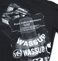 WASSUP Tシャツ(半袖) ブラック: