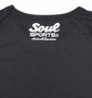 SOUL SPORTS ノースリーブ ブラック: バックプリント