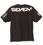 SEVEN2 Tシャツ(半袖) ブラック: バックプリント