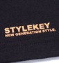 Stylekey Tシャツ(長袖) ブラック: フロント裾プリント