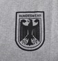 BUNDESWEAR ワッフルヘンリーTシャツ モクグレー: フロントプリント