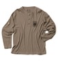 BUNDESWEAR ワッフルヘンリーTシャツ モカ: