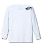 VANS Tシャツ(長袖) ホワイト: バックスタイル