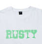 RUSTY 半袖Tシャツ ホワイト:
