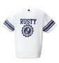 RUSTY 半袖Tシャツ ホワイト: