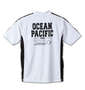 OCEAN PACIFIC 半袖ラッシュガード ホワイト: バックスタイル