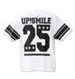 UP!SMILE ストリートスター半袖Tシャツ ホワイト: バックスタイル