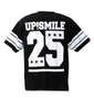 UP!SMILE ストリートスター半袖Tシャツ ブラック: バックスタイル