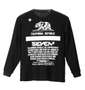 SEVEN2 長袖Tシャツ ブラック: バックスタイル
