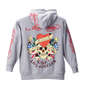 Ed Hardy フルジップパーカー モクグレー: バックスタイル