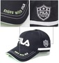 FILA GOLF ツイルキャップ ブラック: